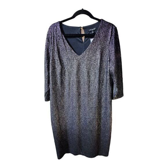 NWT LANE BRYANT Ombre Shimmer Dress - Size 14/16 - Picture 1 of 10